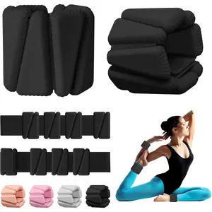 Wrist Weights, Adjustable Wrist Ankle Weights for Women, Wearable Arm & Leg Weights Set of 2(1 lb Each), Weighted Bangles for Walking, Yoga, Dance, Barre, Gym