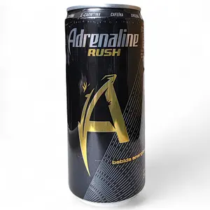 Adrenaline Rush Bebida Energizante Alumino  296 mL Guatemala  Authentic Central American Flavor 296 mL