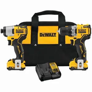 DeWalt XTREME 2-Tool 12V MAX XR Brushless DrilI/Impact Driver with Bag (2-Batteries and Charger Included)