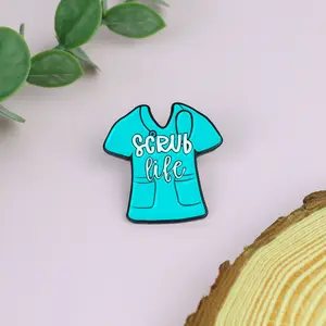 Scrub Life Lapel Pin, Nurse Life Badge Pin, Nursing Gift For Nurse Healthcare Worker Appreciation Gift, Surgery And Healthcare Brooch 022