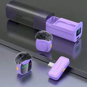 Mini Wireless Lavalier Microphone for iPhone, Android, iPad and Video Recording