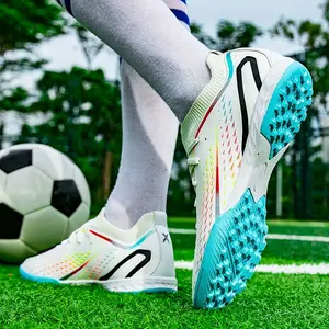 2025 All-Weather Unisex Turf Soccer Shoes - Durable Lightweight Non-Slip Shoes with Agile Traction - Perfect for Outdoor High-Intensity Training and Matches - Breathable, Comfortable, and Quick-Drying Design