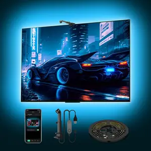 LED TV Backlight with AR Color Sensor, RGB LED Strip Light, Color Changing LED Light Strip for TV, Computer, TV & Monitor, Gift