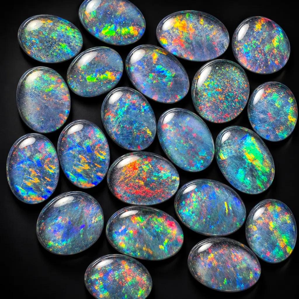 Australian Opal Triplet, 6x8mm