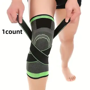 Knee Support Sleeve, Sports Knee Brace, Compression Single Pack, Sports Accessories, Elastic Design, Comfortable Fit, Ideal for Athletes & Daily Use, Knee Sleeves