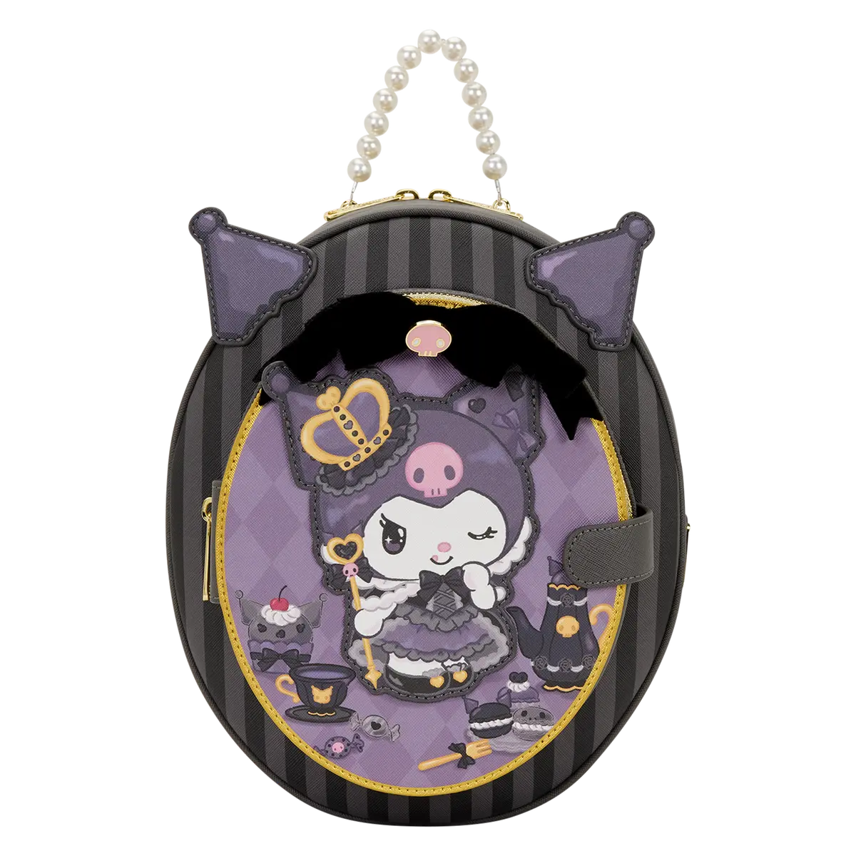 Kuromi 20th Anniversary Cameo Mini Backpack