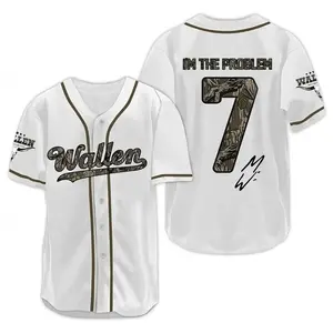 7 Wallen Baseball Jersey, Country Music Shirt For Unisex, Tour 2026 Fan Gift, Still The Problem Tour 2026 Short Sleeve Shirt, MW Fan Merch