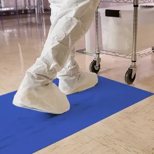 Cleanroom Sticky Floor Mats 24"X36" White for Microelectronics, Aerospace, Pharmaceuticals,Food Processing, Hospital, Lab, Biotechnology, Automotive (900 Sheets/30 Mats/3 Boxs/Case) (No. IPSM-2436-300-W)