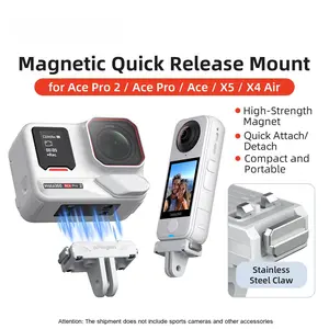 Shadow Stone Insta360 X5 Ace Pro 2 Magnetic Quick-Release Adapter Base Accessories, Durable Camera Mounting Solution, Action Camera Mount, Ideal for Photography & Videography