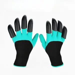 Garden Gloves,Garden Gloves with Claws,Used for Digging and Planting Easily,Gardening Work Gloves with Sturdy Claws Quick & Easy, Heavy Duty