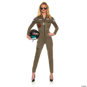 US NAVY TOPGUN WOMEN'S PILOT JUMPSUIT L