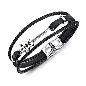 Guitar Leather Bracelet