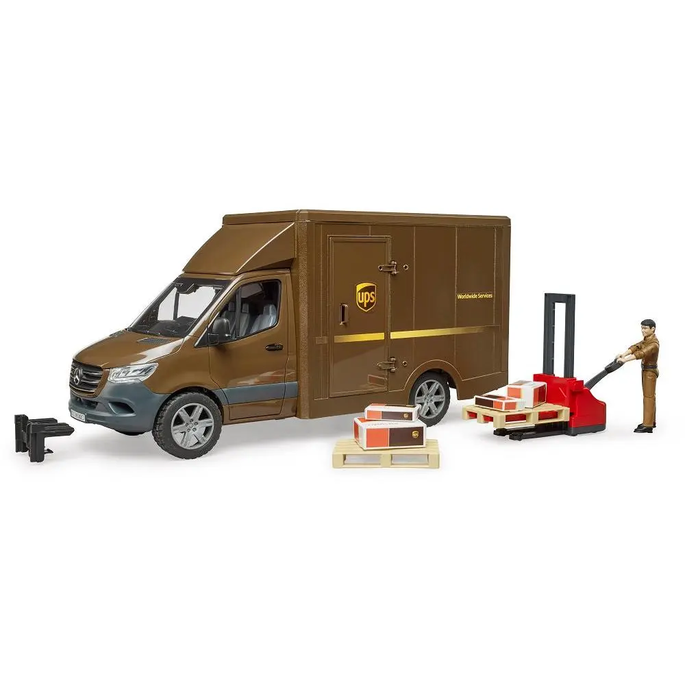 Bruder 02678 MB Sprinter UPS w/ Driver and Accessories 20.12.8