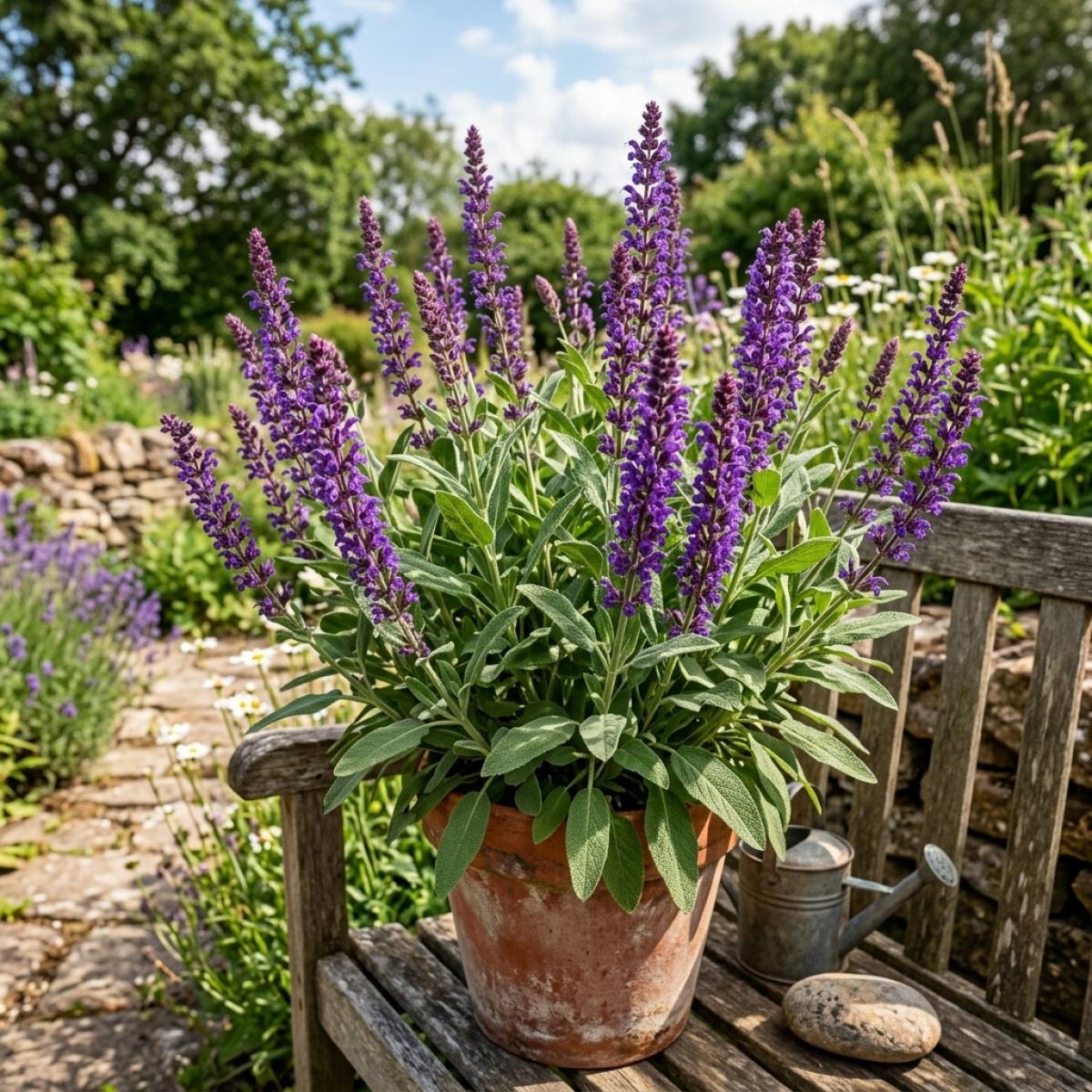 Premium Salvia Seed Packet Non-GMO Non-GMO Heirloom Garden Herb for DIY Home Planting Culinary & Aromatic Uses