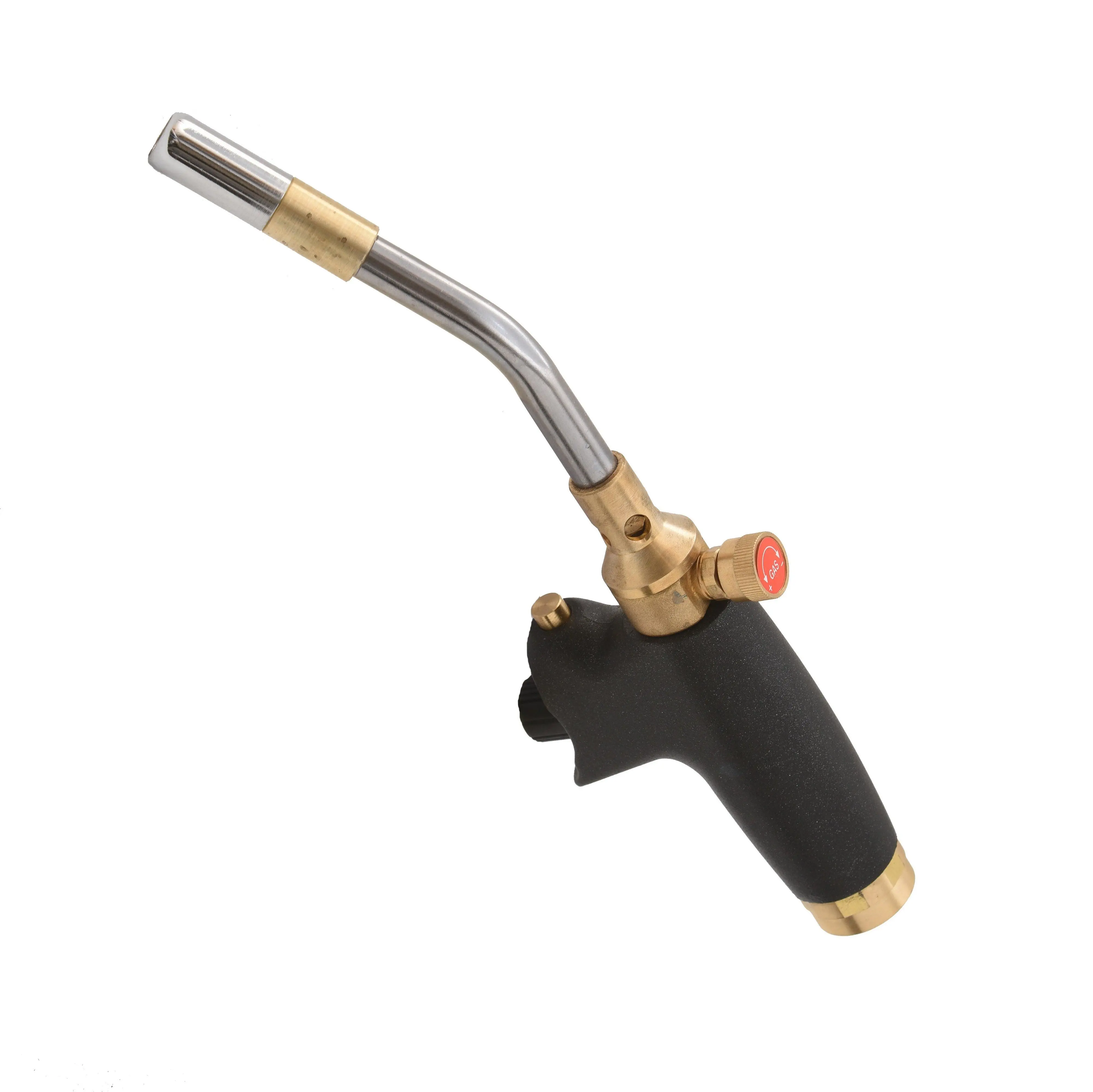 Flame King Propane Torch Head, High Intensity MAX Heat Blow Torch Kit with Push Button Igniter for Professionals in Soldering, Welding, Brazing, Searing