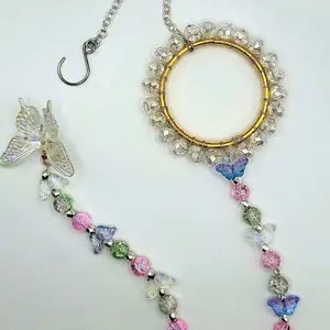 Handmade Crystal Butterfly Suncatcher Window Charm