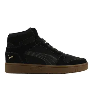 PUMA Mens Rebound Layup Mix Lace Up Sneakers Shoes Casual - Black