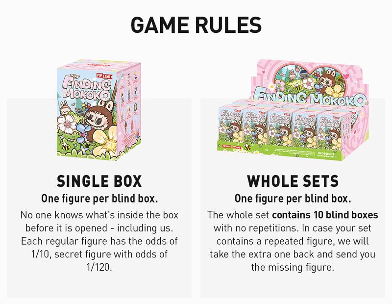 POP MART Finding MOKOKO Series Figures, Blind Box, Mystery Box POP MART Finding MOKOKO Series Figures, Blind Box, Mystery Box