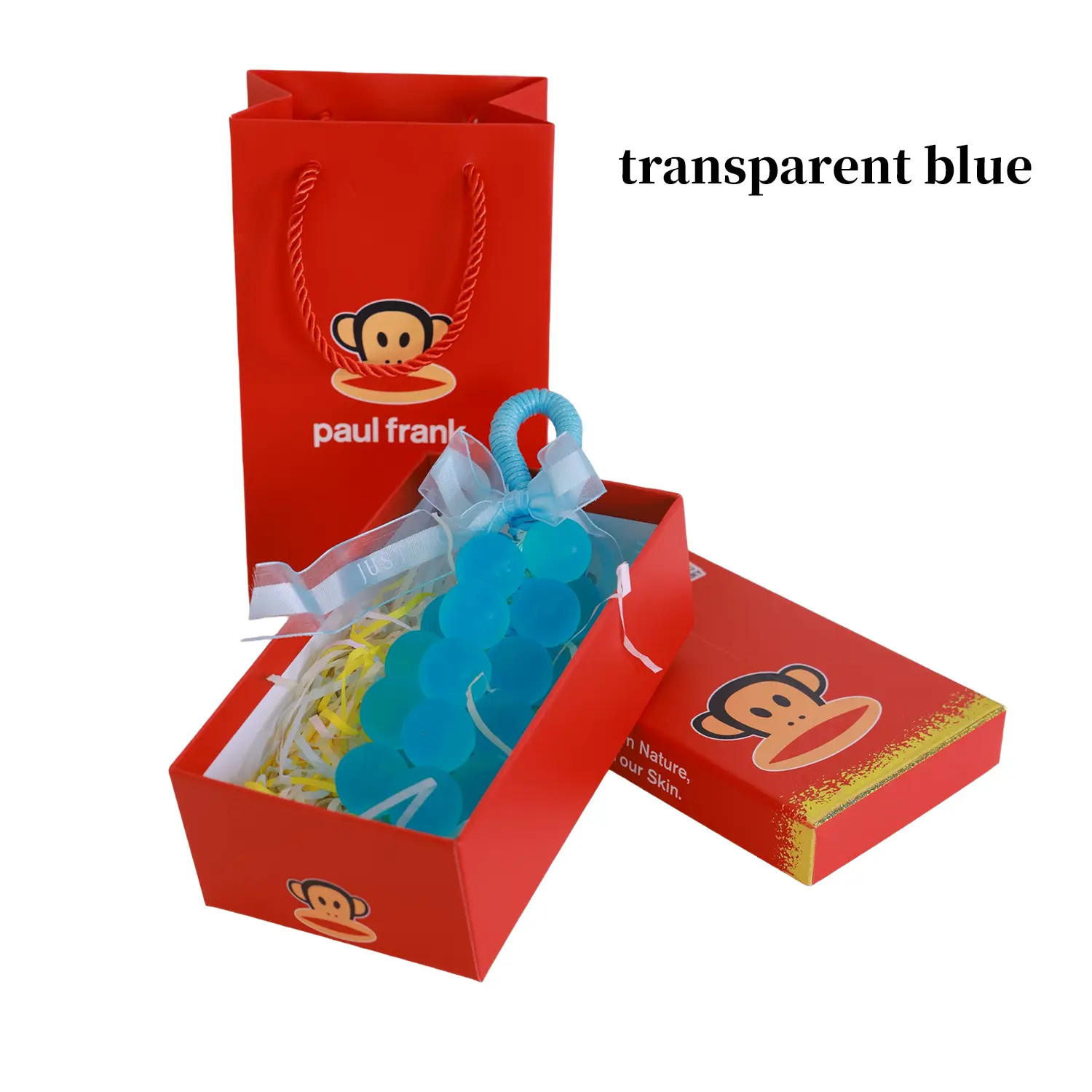 C06 Transparent Blue Grape Shaped Bar Soap with a freesia scent., Handcrafted Decorative Fruit Form Cleansing Soap For Daily Hand & Body Washing, Light Fresh Scented Clear Soap For Bathroom Counter Decor