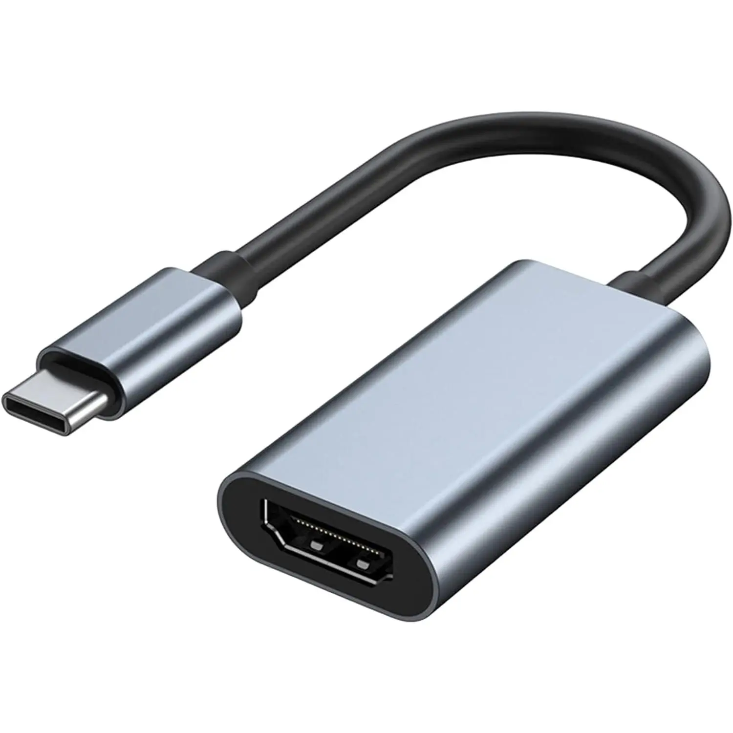 USB C to HDMI Adapter for Monitor, 4K HDMI to USB C Laptop Docking Stations for MacBook pro, USB Type C to HDMI Cable for iPad air, USBC to HDMI Dongle for Chromebook XPS TV ect