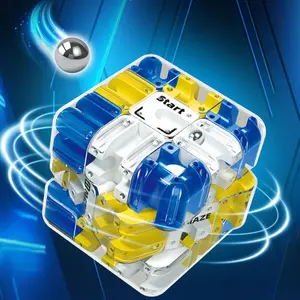 Large 3D Maze Cube Puzzle – Rolling Ball Labyrinth Game, Marble Maze Cube for Kids & Adults, Brain Teaser Educational Toy for Problem-Solving & Cognitive Development