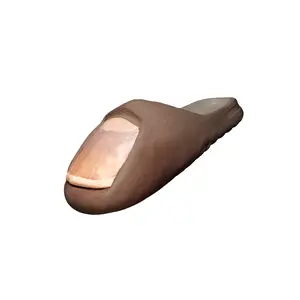 Brown Toe Slides