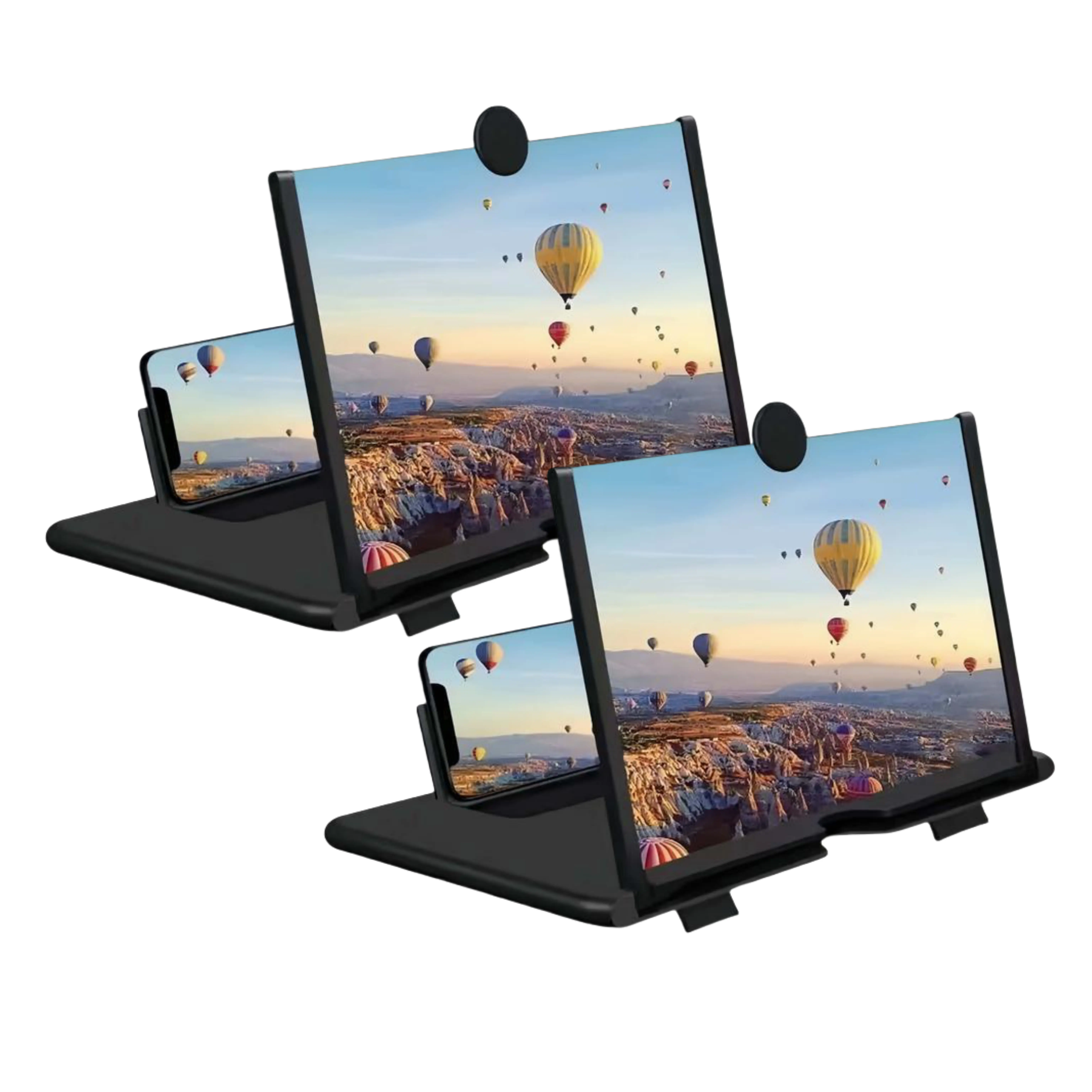 12"Mobile Phone Magnifier - Ultra-HD Screen Magnifier forEasy TV Viewing Orientation for Landscapes Use EyeProtection Full-Screen Mobile Phone Magnification