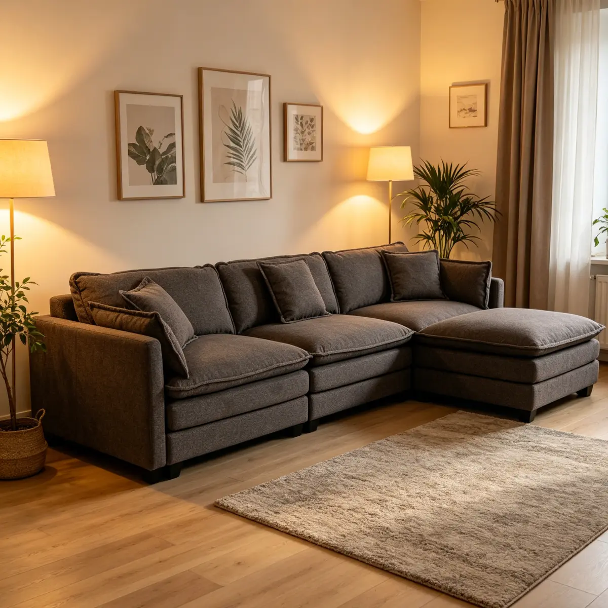 Antique Grey+ 3 Seat