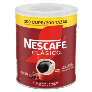 NESCAFÉ CLÁSICO Instant Coffee Beverage, Dark Roast, 14.1 Oz Canister