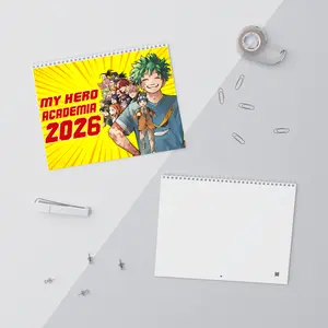 My Hero Ac4demia Wall Calendar 2026, Anime Calendar Monthly Planner, Yearly Planner, Anime Fan Gift