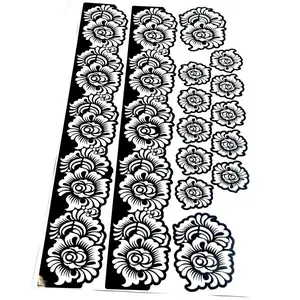 Henna Stencils Full Set Palm Feet Fingers Design for Temporary Henna Tattoos Unique Patterns Suitable for Various Occasio