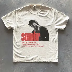 Sombr The Late Nights & Young Romance Tour North America and Europe tour tee Sombr shirt