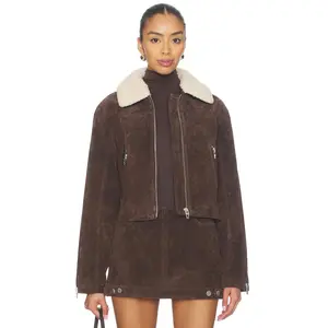 BLANKNYC Cropped Jacket in Down To Earth