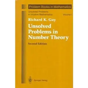USED-Unsolved Problems in Number Theory (Unsolved Problems in Intuitive Mathematics) by Richard K. Guy (Hardcover)