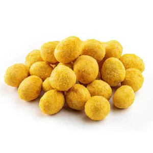 YAFA Corn Coated Peanuts - Crunchy Coated Peanuts - Crispy Snack with a Corny Twist - Peanuts in the shell - Taste of Palestine- Grilled Peanuts - Peanut Pack of 250g.