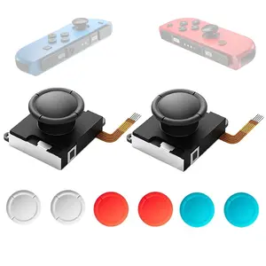 TMR Joycon Joystick Replacement for / OLED/ Lite - Anti-Drift Analog Stick with 6 Extra Stick Caps