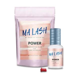 MA LASH POWER Glue for Eyelash Extensions – Fast Drying, Long Retention, Professional Use