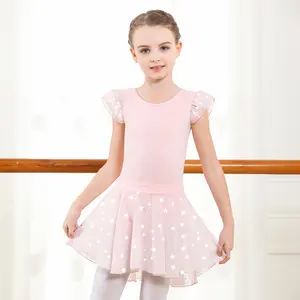 Ballet Leotards for Girls Toddler Dance Leotard Set with Removable Shiny Skirt Girls' Basic