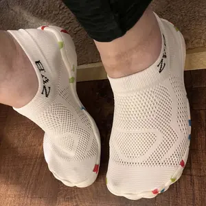 Women's Wide-Fit Breathable Water Shoes with Polyester Upper and EVA Sole, Casual All-Season Style, Ideal for Swimming, Camping and Yoga