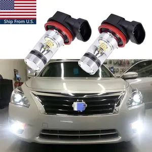 Tier's Haven 9005  H11 LED Fog Lights Bulbs, 6000K Xenon White Replacement, 2800 Lumens 5730 33-SMD 12V For Cars, Trucks, SUVs,Men's Car Accessories