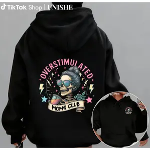 Skeleton Mama Funny Mom Hoodie – Perfect Overstimulated Moms Club Long Sleeve Gift