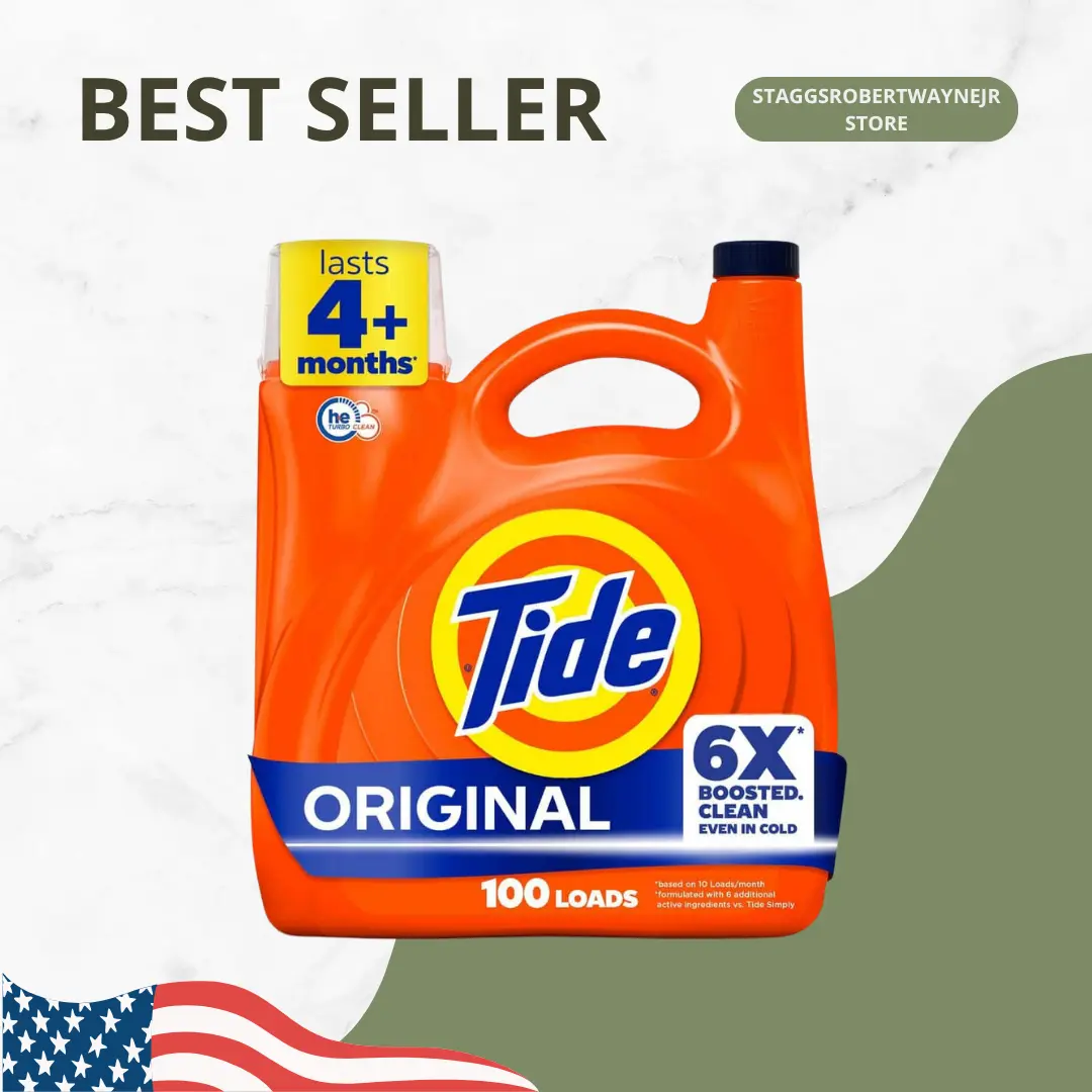 Original Scent Liquid Laundry Detergent, 100-Loads, 132 fl. oz.