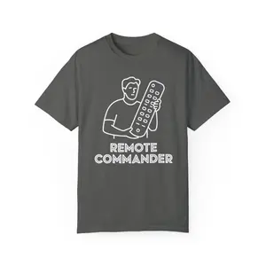 Funny Dad Shirt, Remote Commander Shirt, TV Remote Control Shirt, King of the Remote Shirt, Dad Life Shirt, Gift for Him