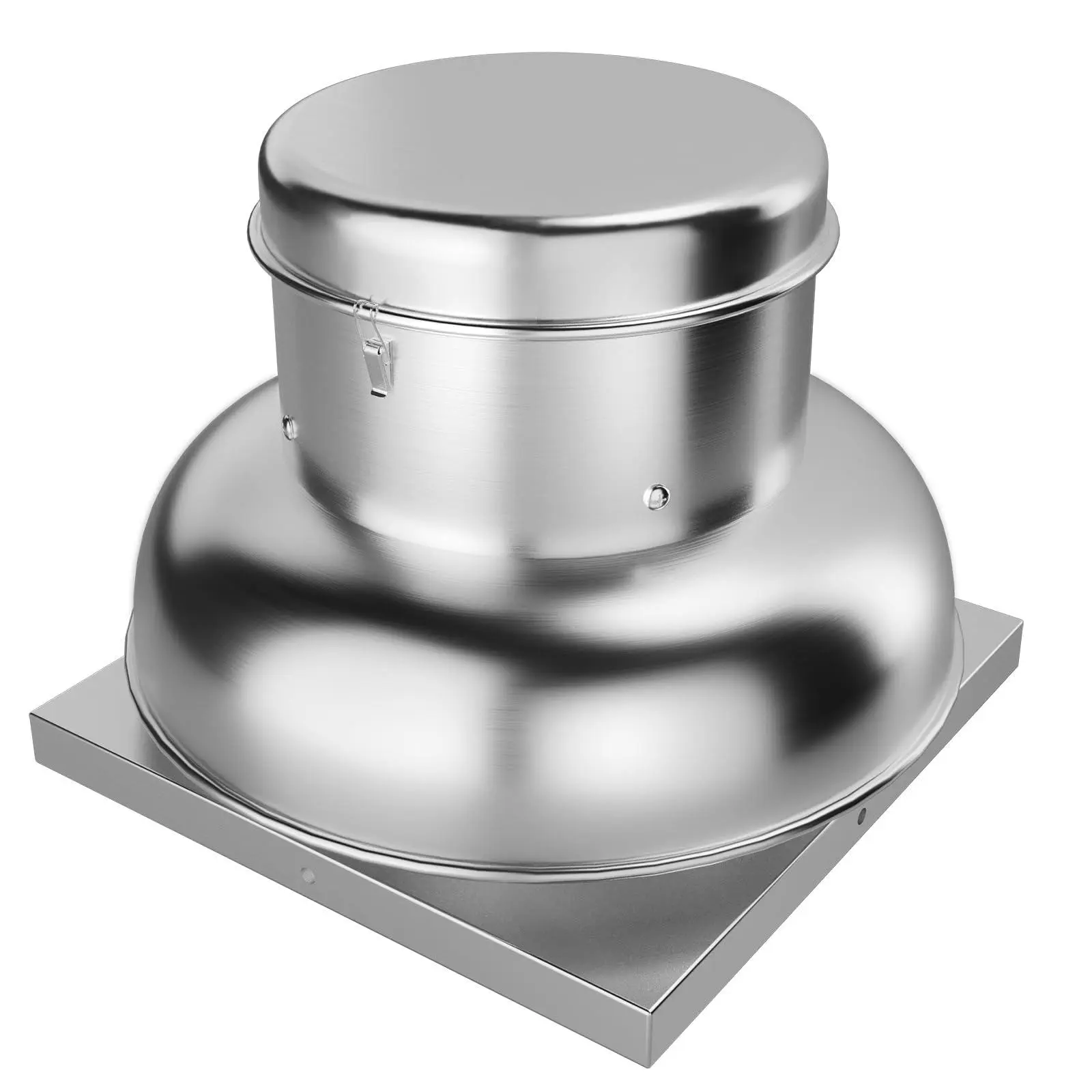 GARVEE 1400 CFM Upblast Roof Exhaust Fan, Direct Drive Commercial Ventilation Fan with 24.05" Base for Restaurant, Warehouse, and Industrial Use