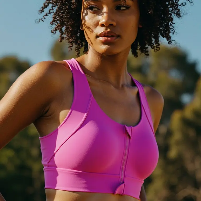 Slimwest Zipper sports vest for women, high-strength shockproof, one-piece fixed cup, deep V beautiful back sports underwear, women's yoga vest, one-piece high-elastic beautiful back fitness bra