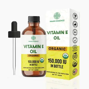 100ML LARGE ORGANIC VITAMIN E OIL WITH 150,000   IU  PURE AND NATURAL -NON GMO - MADE IN USA