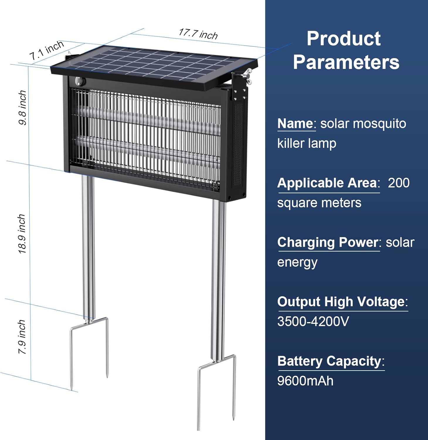 TikTok school season The new solar outdoor mosquito-killing lamp saves electricity and worry-free. It can be protected at any time in the countryside, courtyards, camping, fishing, and picnics. The most romantic gift to protect your family