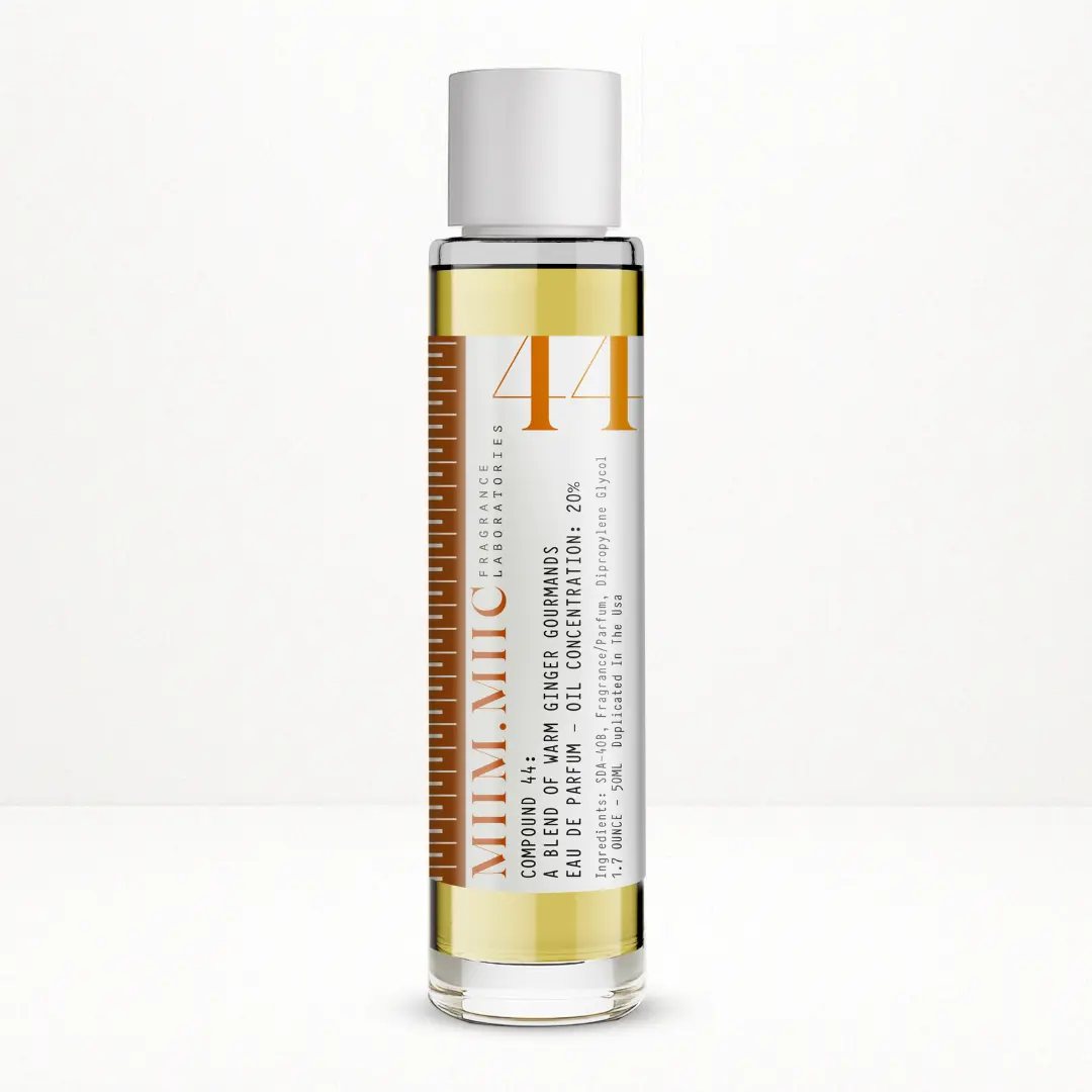 No 44 WARM GINGER GOURMANDS 50ml EDP Vegan Cruelty-Free Buttery Caramel Vanilla Fragrance
