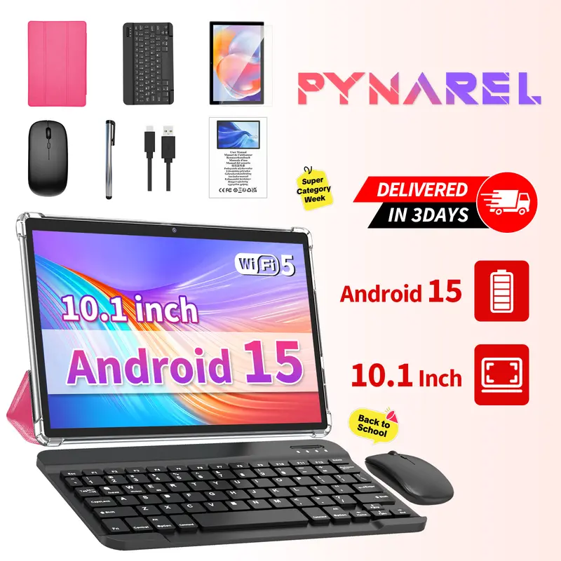 【FALL DEALS】2026 Back To School Family Tablet - All in 1 Bundle , Mouse, Stylus, Case - Foldable Device with Camera, Bluetooth, Screen, Streaming & Campus Life, Affordable Study Tablet tiktokshopbacktoschool,back to school,back to school haul techvibes
