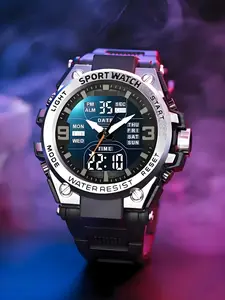 Men's Sport Digital Watch, Fashionable Digital Display, Trendy Daily Wear, Waterproof, Stylish Men's Watch, Perfect for Everyday Use, Electronic Sport Watch